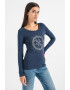 GUESS JEANS Bluza cu logo cu strasuri - Pled.ro