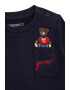 GUESS KIDS GUESS Bluza de bumbac cu ursulet brodat - Pled.ro