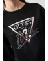 GUESS Bluza de trening din amestec de bumbac cu logo - Pled.ro