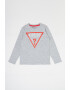 GUESS KIDS Bluza din bumbac organic cu imprimeu logo - Pled.ro