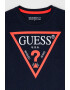 GUESS KIDS Guess Bluza din bumbac organic cu imprimeu logo - Pled.ro