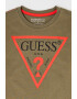 GUESS KIDS Bluza din bumbac organic cu imprimeu logo - Pled.ro