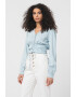 GUESS Bluza din chambray cu snururi - Pled.ro