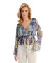 GUESS Bluza vaporoasa cu decolteu in V - Pled.ro