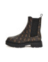 GUESS Botine Chelsea de piele ecologica cu model monograma - Pled.ro