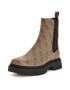 GUESS Botine Chelsea de piele ecologica cu model monograma - Pled.ro