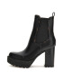 GUESS Botine Chelsea de piele ecologica cu toc masiv - Pled.ro