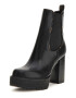 GUESS Botine Chelsea de piele ecologica cu toc masiv - Pled.ro