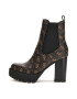 GUESS Botine Chelsea de piele ecologica cu toc masiv - Pled.ro