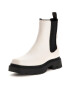 GUESS Botine Chelsea de piele ecologica cu varf patrat - Pled.ro