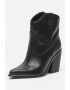 GUESS Botine de piele cu cusaturi contrastante Jallela - Pled.ro