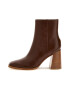 GUESS Botine de piele cu toc inalt - Pled.ro