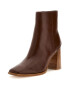 GUESS Botine de piele cu toc inalt - Pled.ro