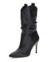 GUESS Botine de piele cu varf ascutit - Pled.ro