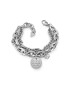 Guess Bratara cu doua siraguri cristale Swarovski si talisman logo - Pled.ro