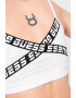 Guess Bustiera cu benzi logo pentru fitness - Pled.ro