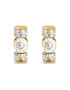 GUESS Cercei Crazy Earring rotunzi si cristale JUBE03305JWYGT-U Auriu - Pled.ro