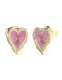 GUESS Cercei Love Me Tender stud inima si cristale JUBE03237JWYGPPT-U Auriu - Pled.ro