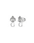 GUESS Cercei Studs Party cu cristale JUBE02151JWRHT-U Argintiu - Pled.ro