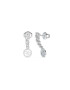 GUESS Cercei Studs Party cu cristale JUBE02152JWRHT-U Argintiu - Pled.ro