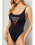 GUESS Costum de baie cu logo din strasuri - Pled.ro