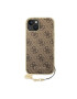 GUESS Husa de protectie 4G Charms pentru iPhone 14 Plus Maro - Pled.ro