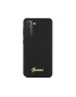 GUESS Husa de protectie Cover Silicone Metal Logo pentru Samsung Galaxy S21 Plus GUHCS21MLSLMGBK Black - Pled.ro