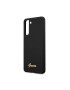 GUESS Husa de protectie Cover Silicone Metal Logo pentru Samsung Galaxy S21 Plus GUHCS21MLSLMGBK Black - Pled.ro