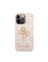 GUESS Husa de protectie cu logo metalic PU 4G pentru iPhone 13 Pro Roz - Pled.ro