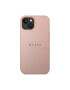 GUESS Husa de protectie din piele PU Saffiano pentru iPhone 14 Pro Roz - Pled.ro