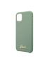 GUESS Husa de protectie Silicone Vintage pentru Apple iPhone 11 Pro Max Kaki - Pled.ro