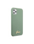 GUESS Husa de protectie Silicone Vintage pentru Apple iPhone 11 Pro Max Kaki - Pled.ro