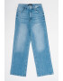 GUESS JEANS Blugi cu talie inalta si aspect decolorat - Pled.ro