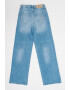 GUESS JEANS Blugi cu talie inalta si aspect decolorat - Pled.ro