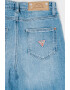 GUESS JEANS Blugi cu talie inalta si aspect decolorat - Pled.ro