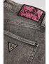 GUESS JEANS Blugi din amestec de modal cu talie medie si aspect decolorat - Pled.ro