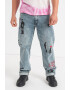 GUESS JEANS Blugi relaxed fit cu imprimeu - Pled.ro