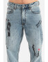 GUESS JEANS Blugi relaxed fit cu imprimeu - Pled.ro