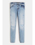 GUESS JEANS Blugi skinny cu aspect deteriorat - Pled.ro