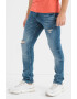 GUESS JEANS Blugi slim fit cu aspect decolorat si rupturi decorative Miami - Pled.ro