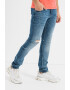 GUESS JEANS Blugi slim fit cu aspect decolorat si rupturi decorative Miami - Pled.ro