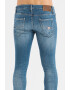 GUESS JEANS Blugi slim fit cu aspect decolorat si rupturi decorative Miami - Pled.ro