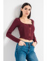 GUESS JEANS Bluza-corset crop - Pled.ro