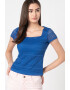 GUESS JEANS Bluza crop cu decolteu patrat - Pled.ro