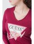 GUESS JEANS Bluza cu decolteu in V si logo - Pled.ro