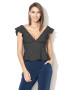 GUESS JEANS Bluza cu maneci tip fluture si peplum - Pled.ro