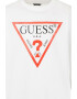 GUESS JEANS Bluza de trening cu decolteu la baza gatului si imprimeu logo - Pled.ro