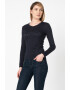 GUESS JEANS Bluza din amestec de modal cu decolteu in V - Pled.ro