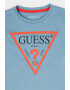 GUESS JEANS Bluza din bumbac organic cu imprimeu logo - Pled.ro