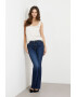 GUESS JEANS Bluza satinata cu garnituri de dantela - Pled.ro